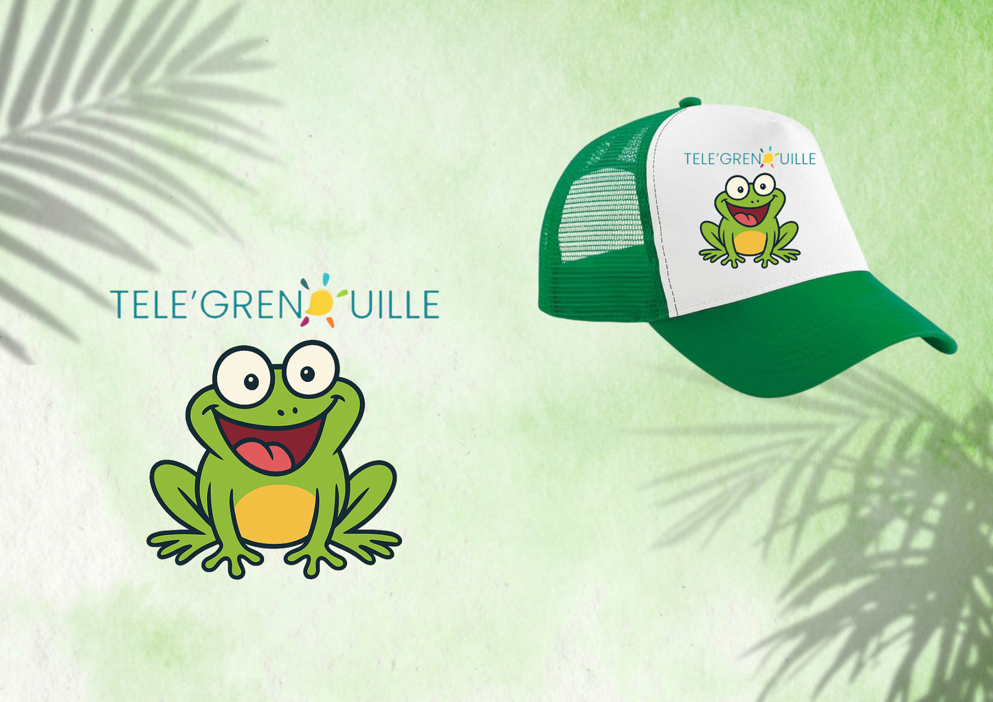 🧢 Casquette Trucker – Télé’Grenouille