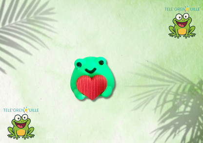 💚 Grenouille Cœur 3D