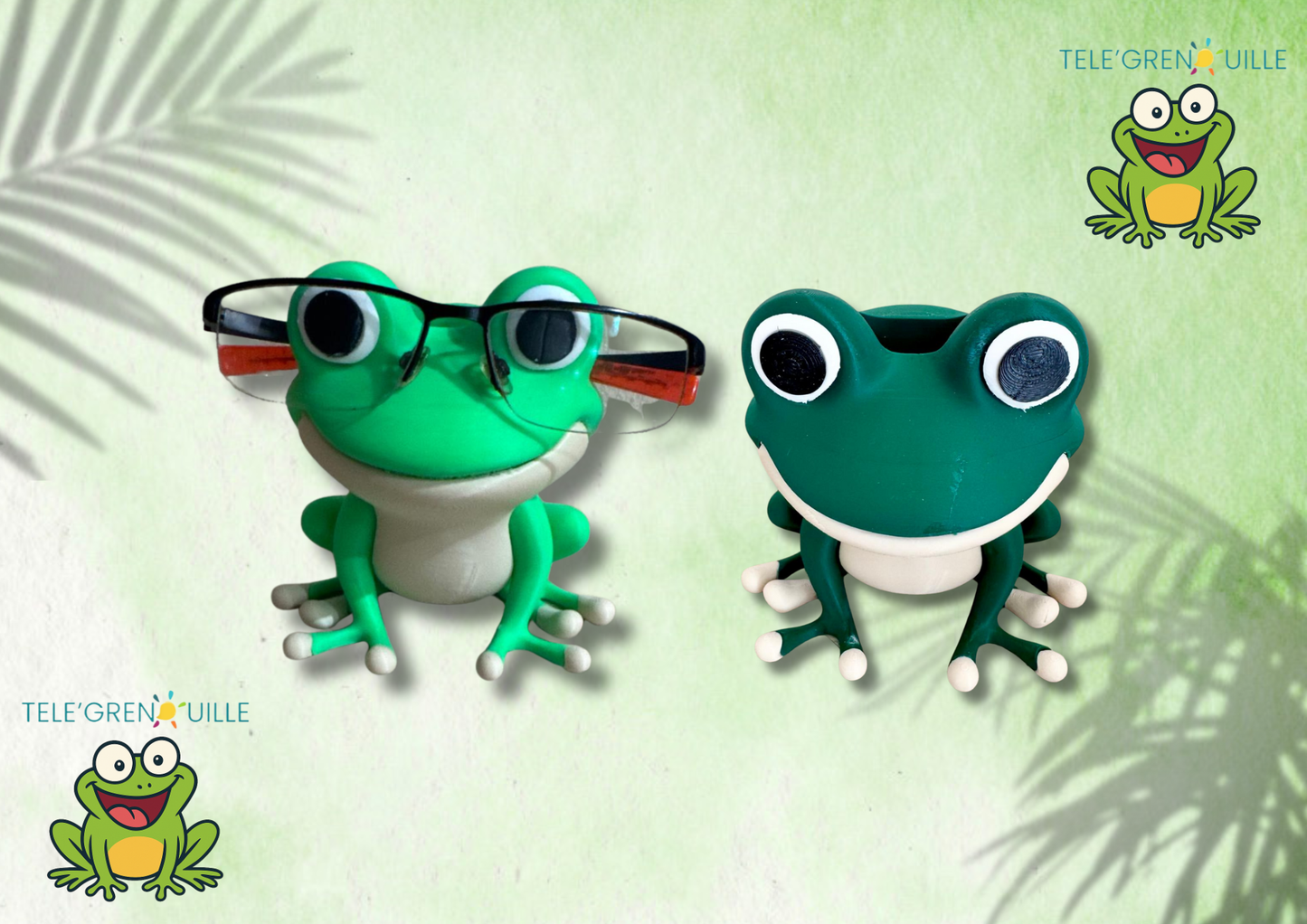 👓Support à Lunettes Grenouille 3D