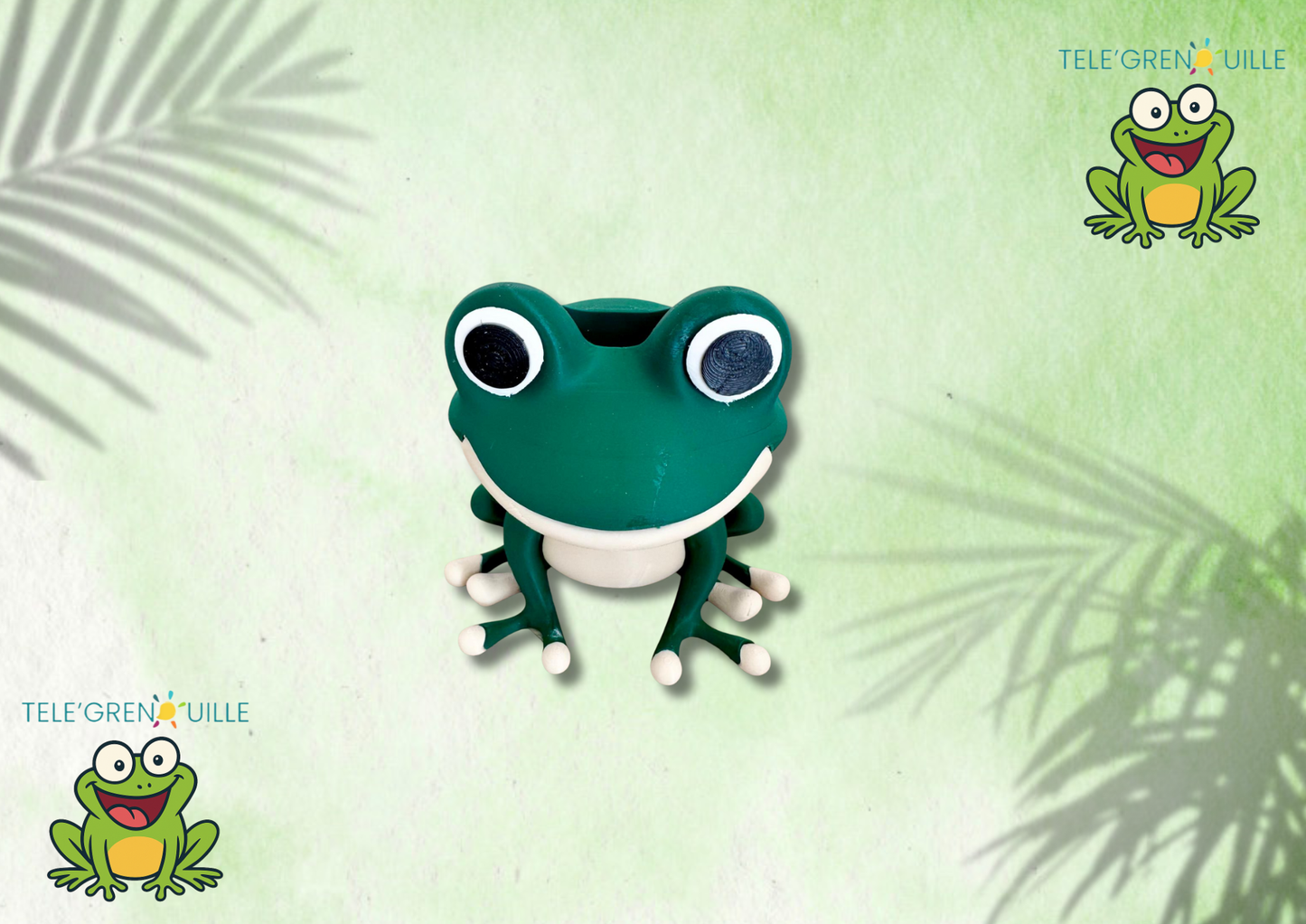 👓Support à Lunettes Grenouille 3D