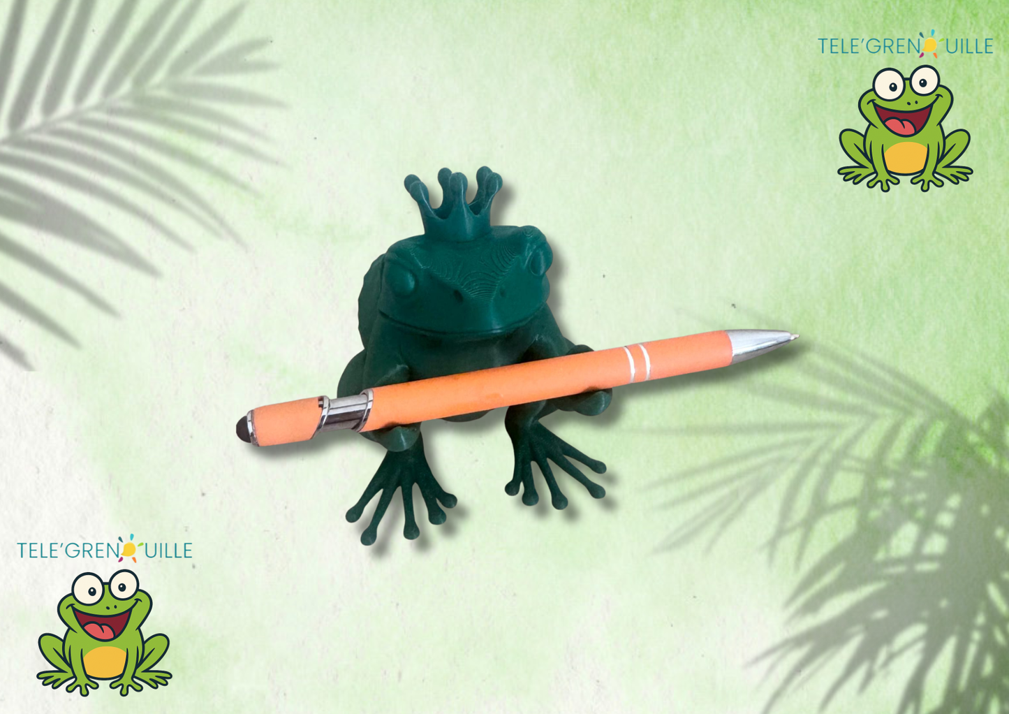 🖊️ Porte-Stylo Grenouille 3D