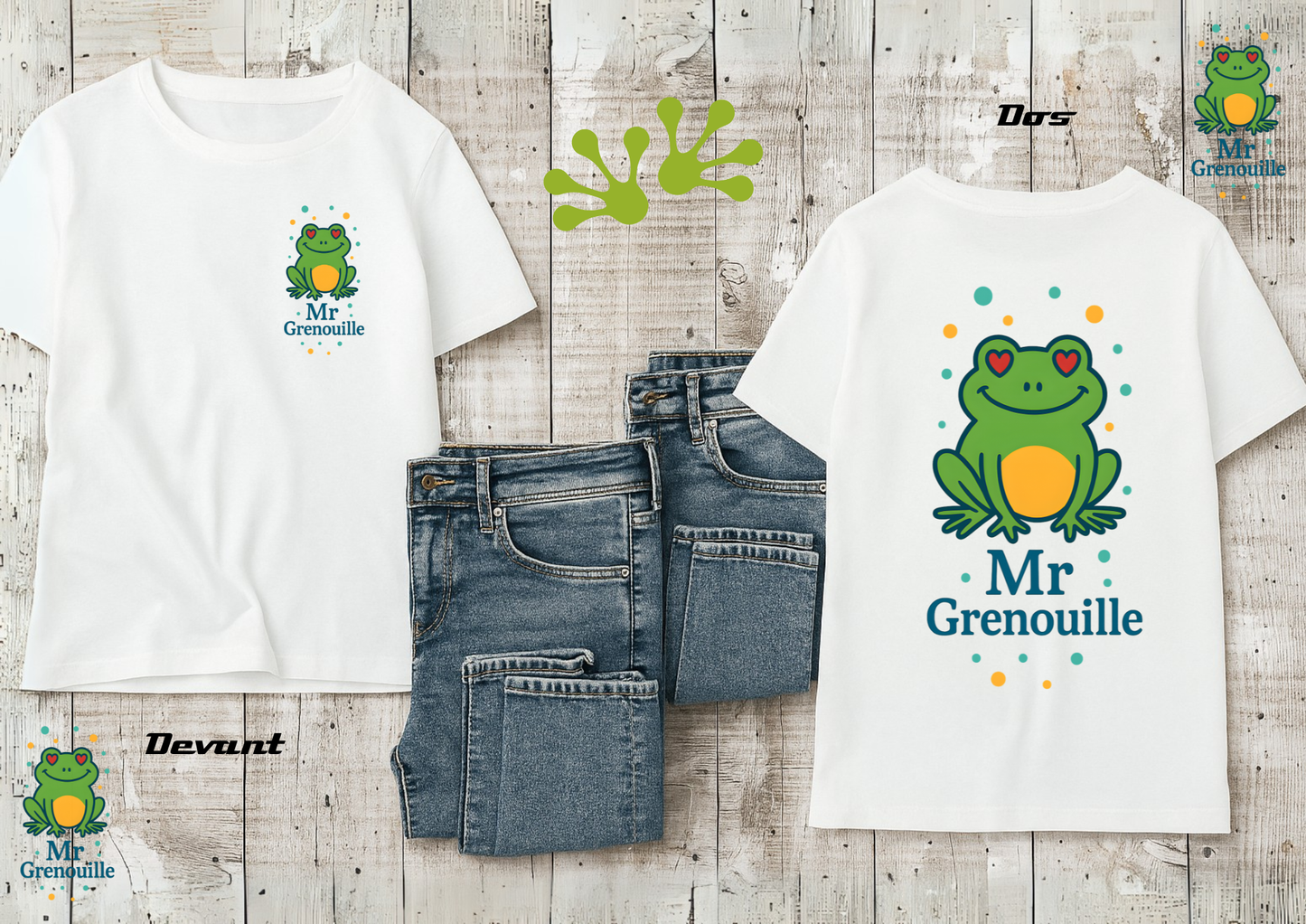 👕 T-shirt humoristique "Mr Grenouille"