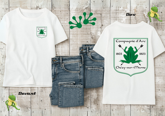T-shirt Compagnie d’Arc de Chézy-sur-Marne – Esprit d’équipe et tradition