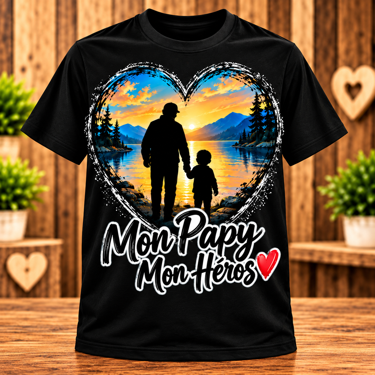 T-shirt Mon Papy, Mon Héros