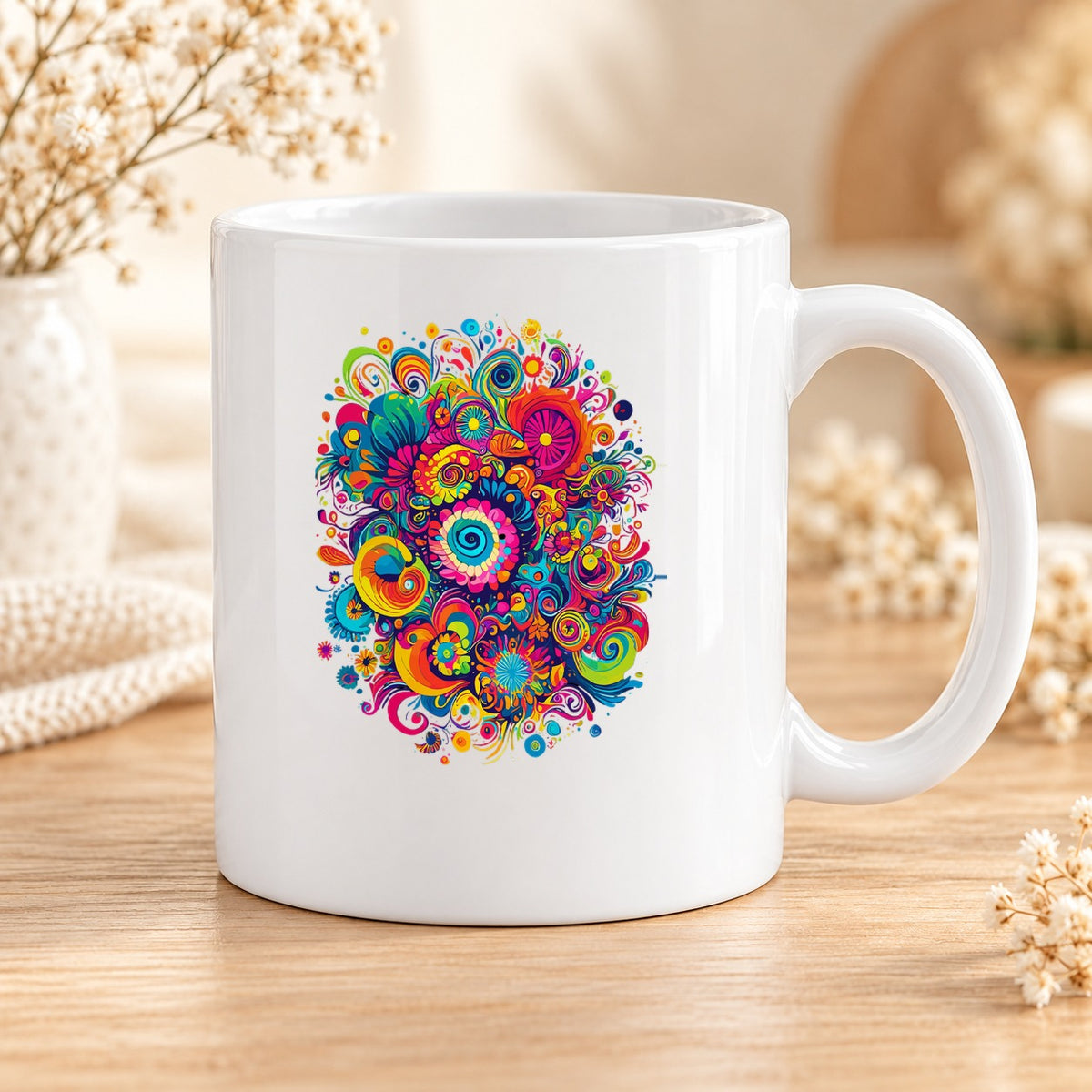 Mug Psychedelic céramique – Modèle 005