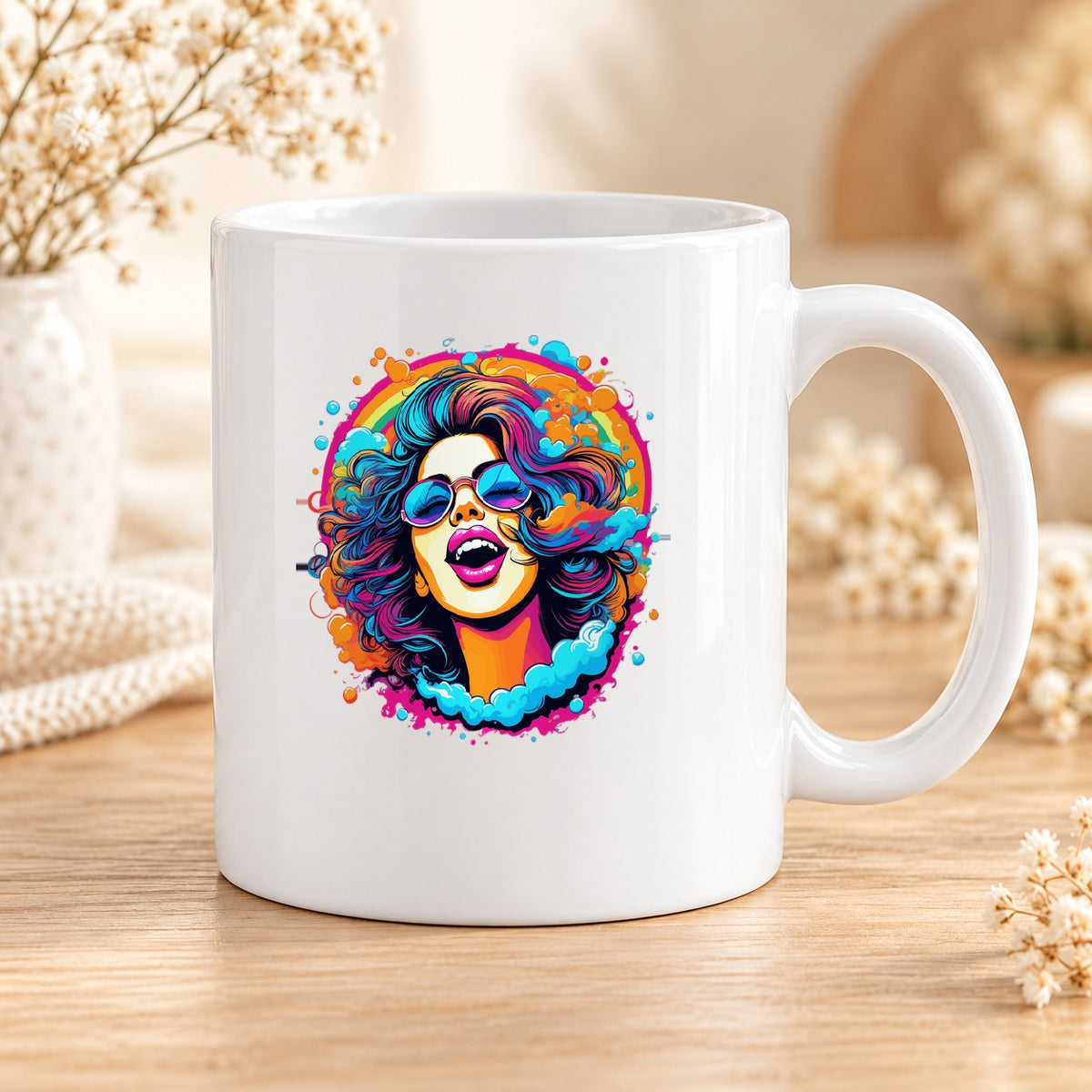 Mug Psychedelic céramique – Modèle 037
