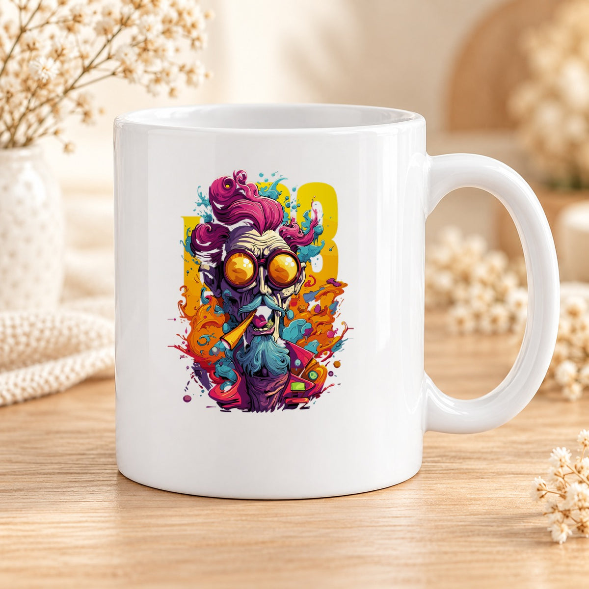 Mug Psychedelic céramique – Modèle 042