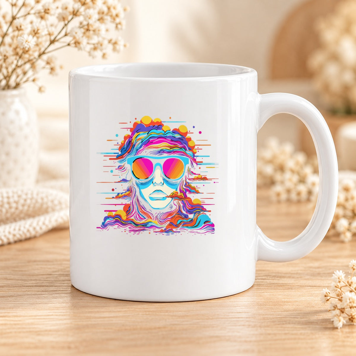 Mug Psychedelic céramique – Modèle 054