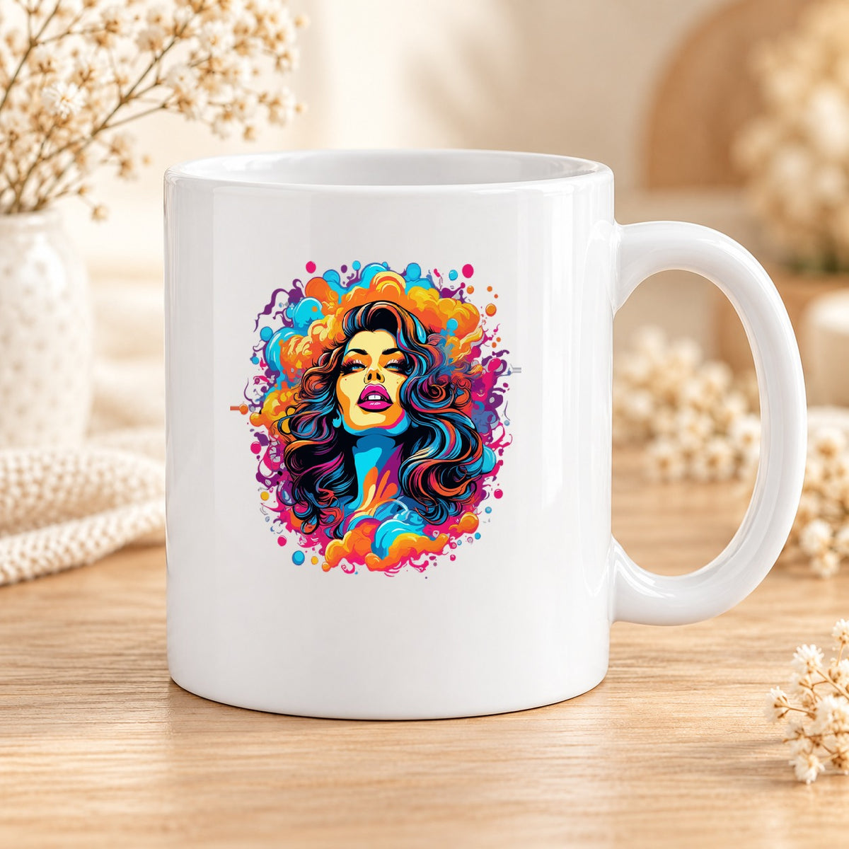 Mug Psychedelic céramique – Modèle 077