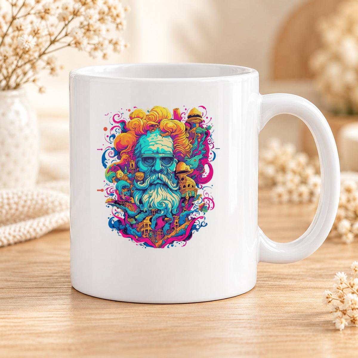 Mug Psychedelic céramique – Modèle 085