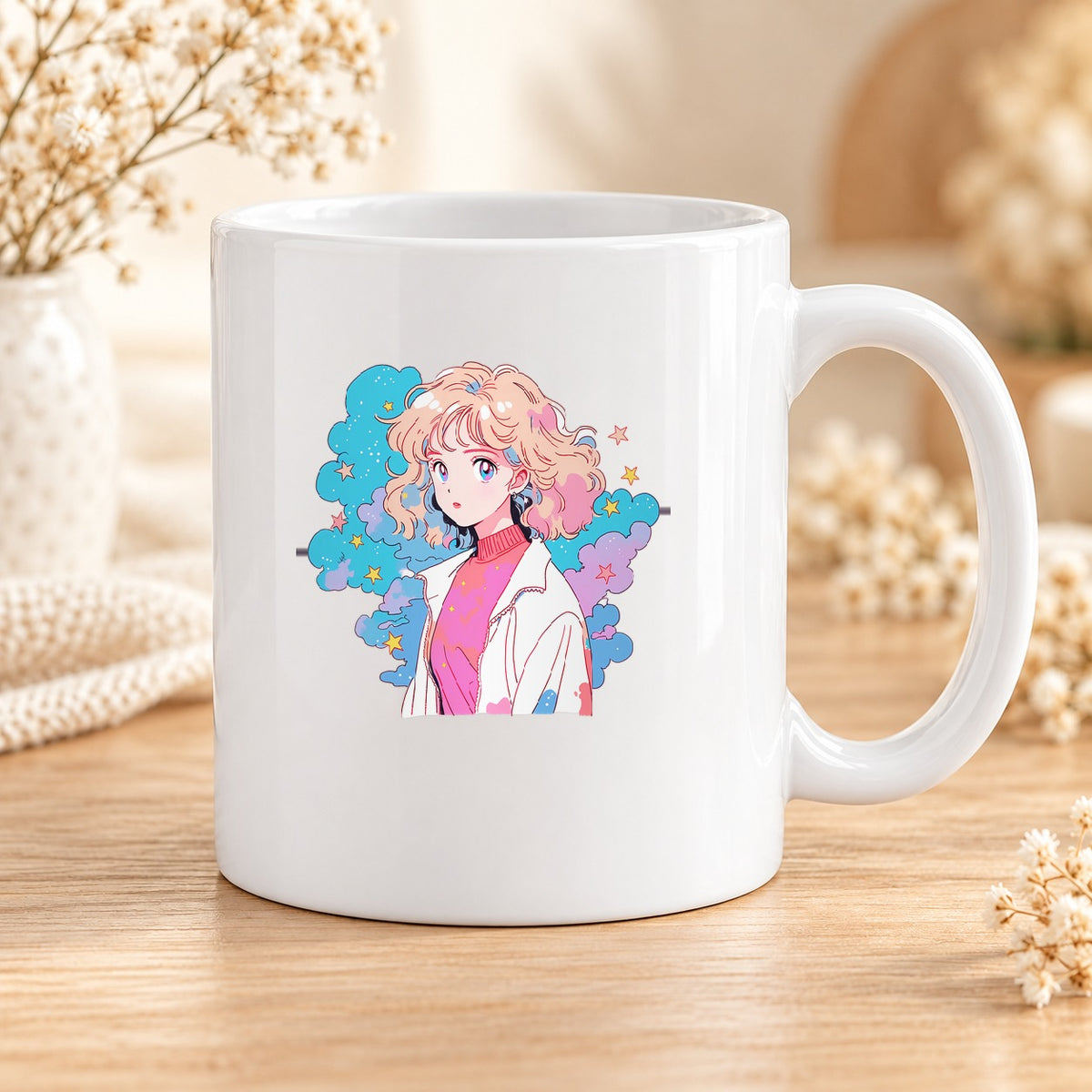 Mug Retro Anime céramique – Modèle 02