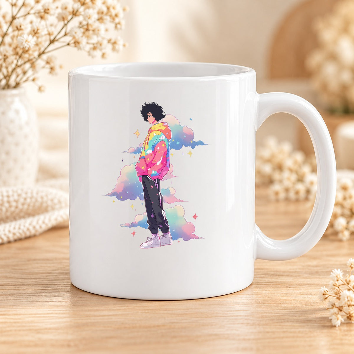 Mug Retro Anime céramique – Modèle 03