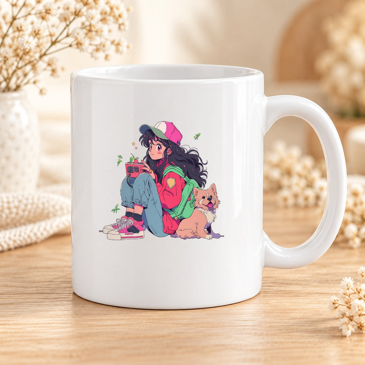 Mug Retro Anime céramique – Modèle 04