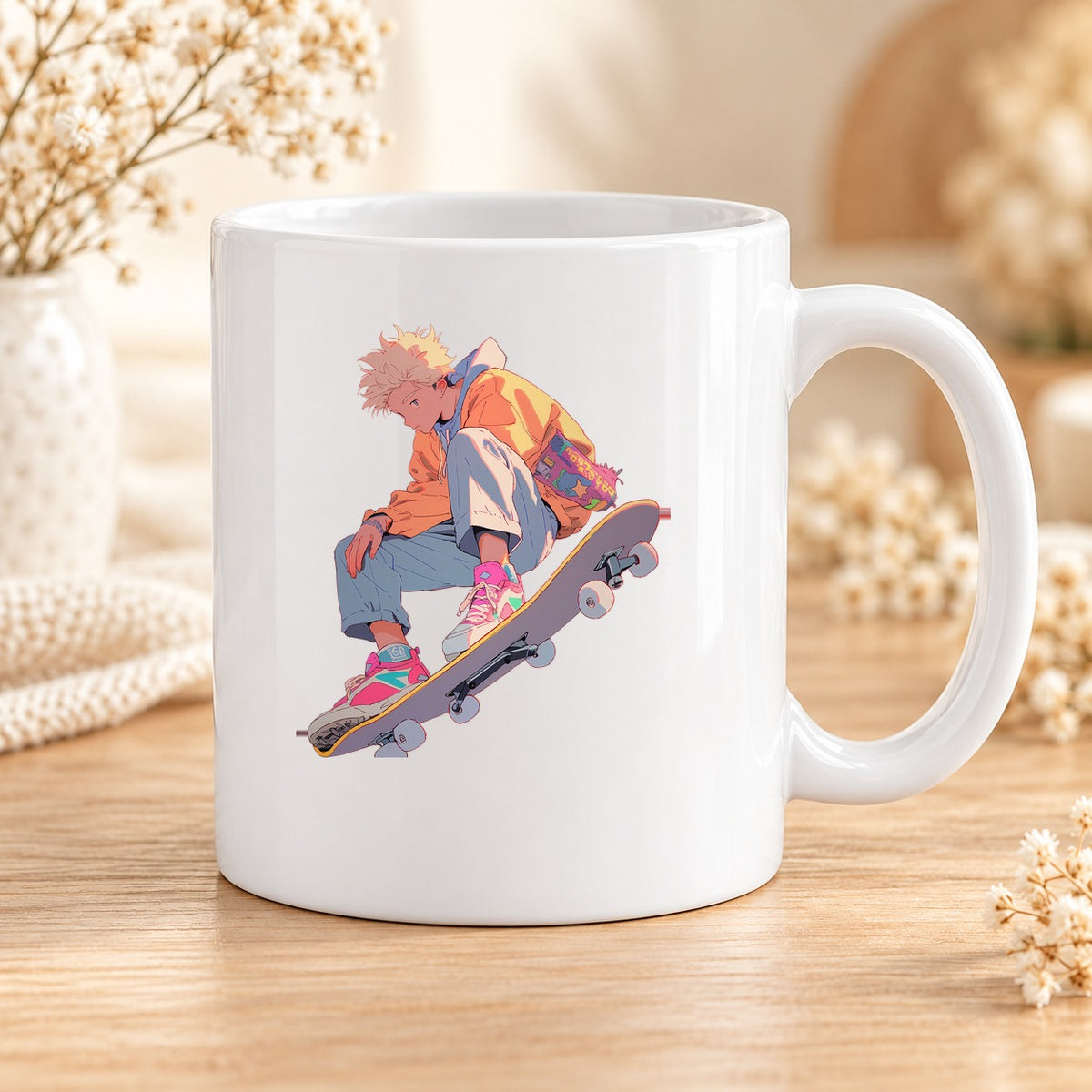 Mug Retro Anime céramique – Modèle 06