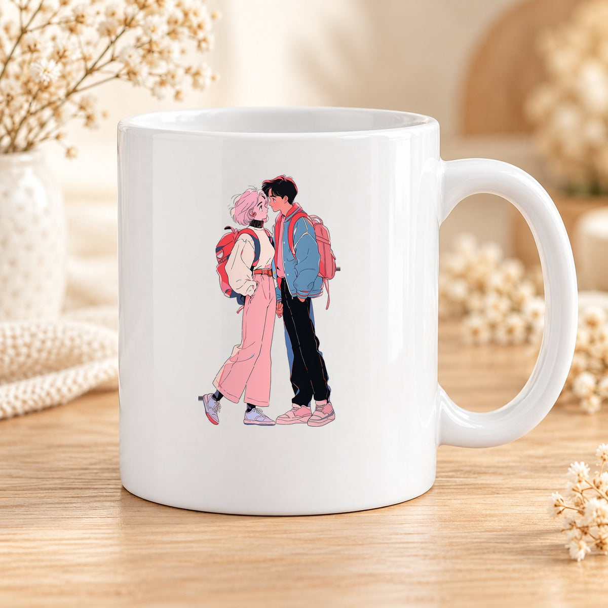 Mug Retro Anime céramique – Modèle 13