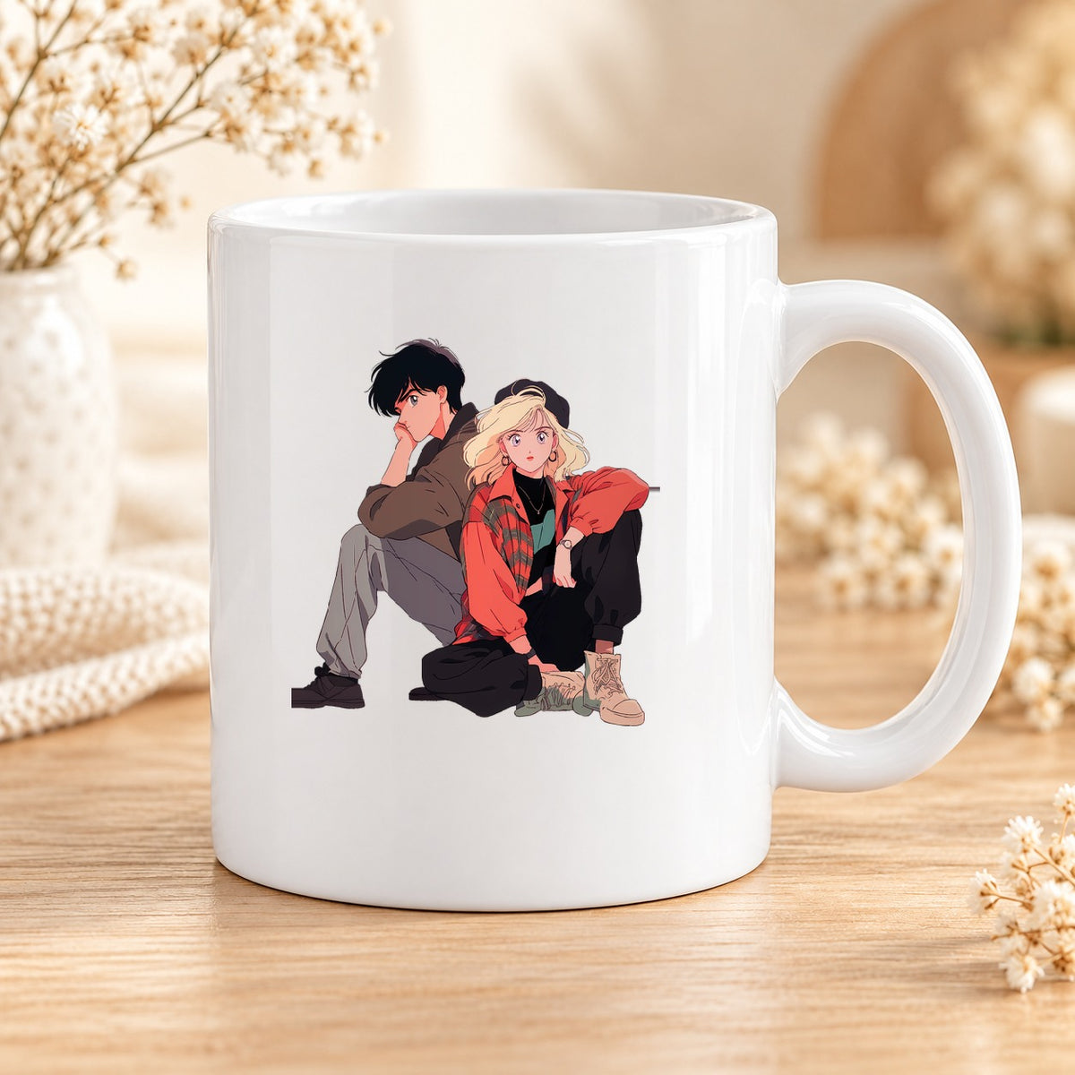 Mug Retro Anime céramique – Modèle 17