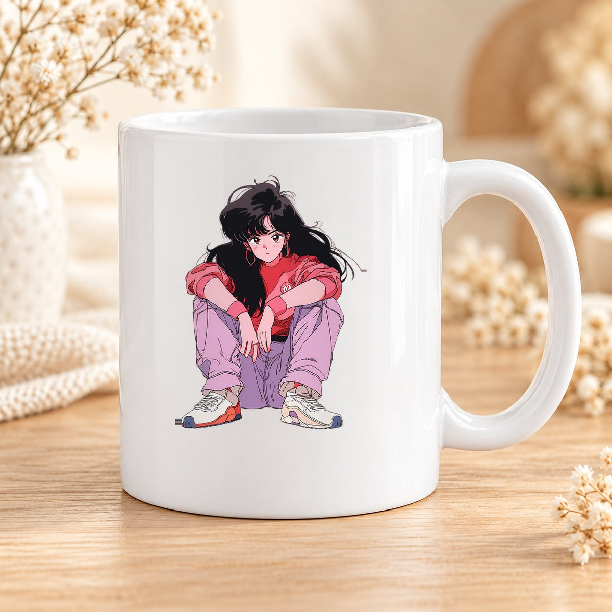 Mug Retro Anime céramique – Modèle 18