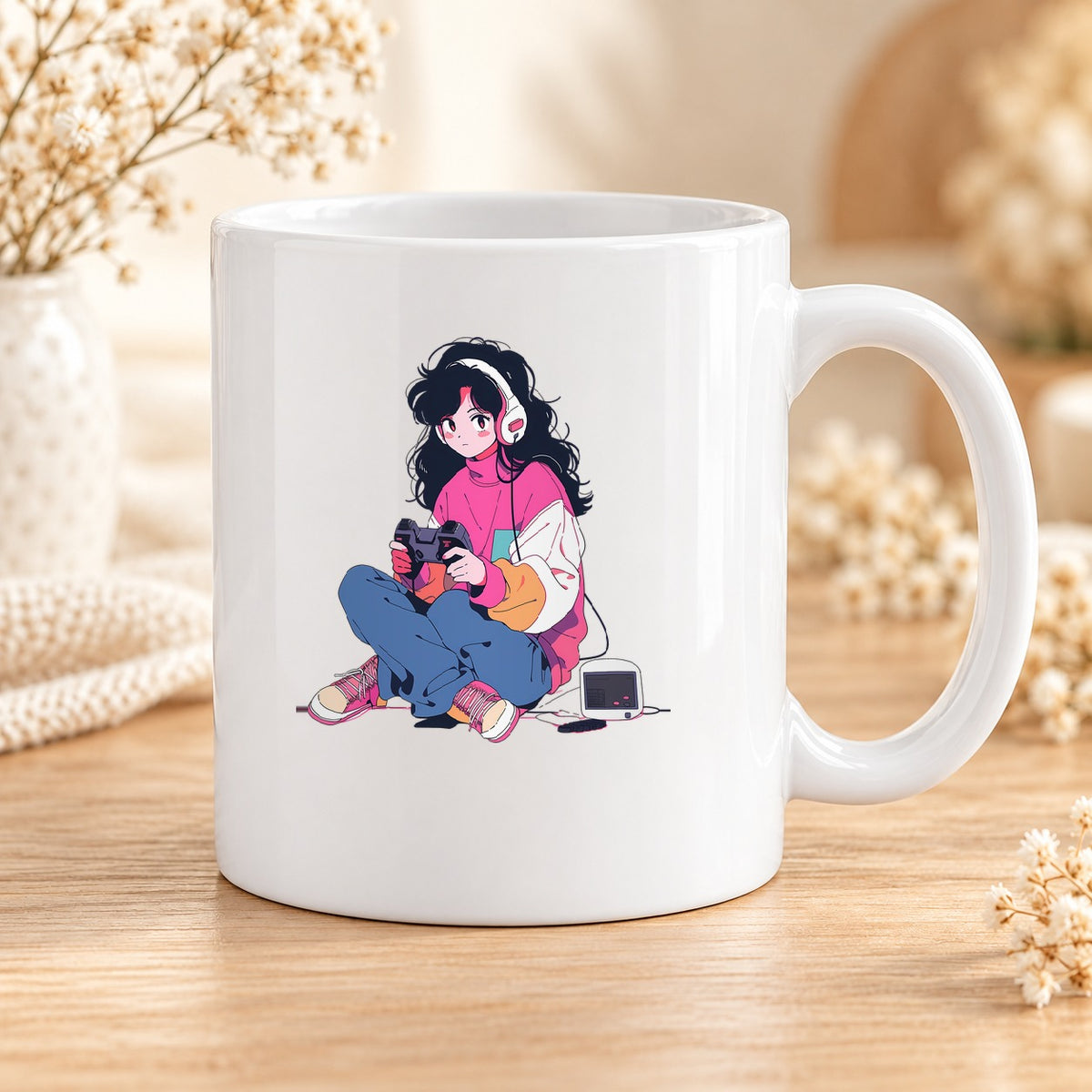 Mug Retro Anime céramique – Modèle 24