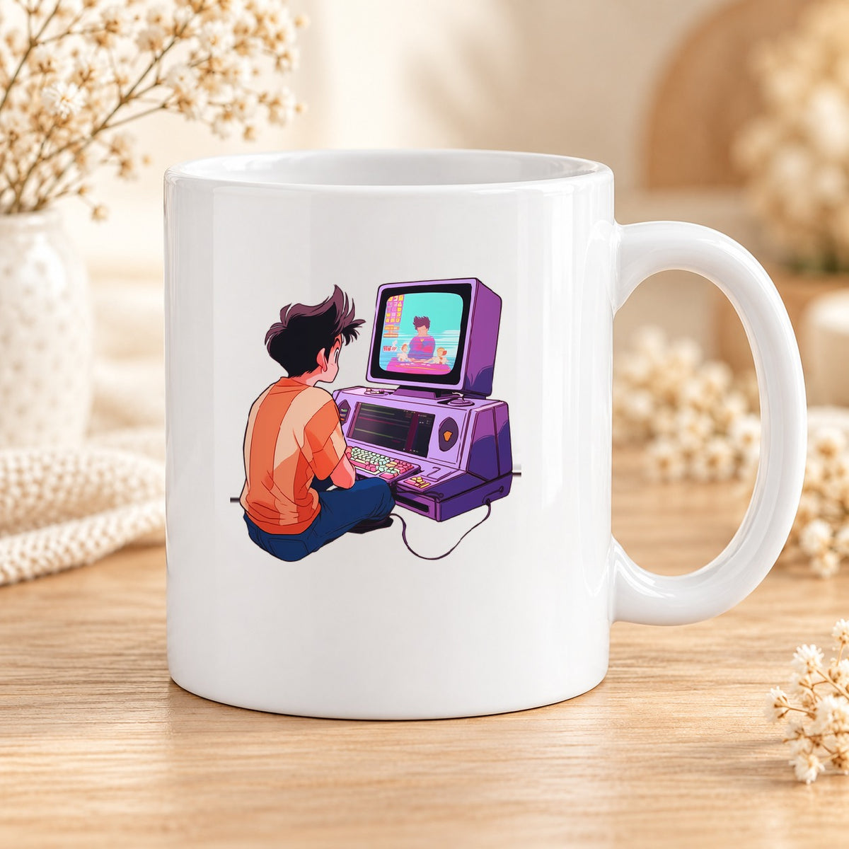 Mug Retro Anime céramique – Modèle 29