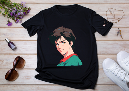 T-shirt Retro Anime Nostalgia – 61 modèles au choix – Noir ou Blanc