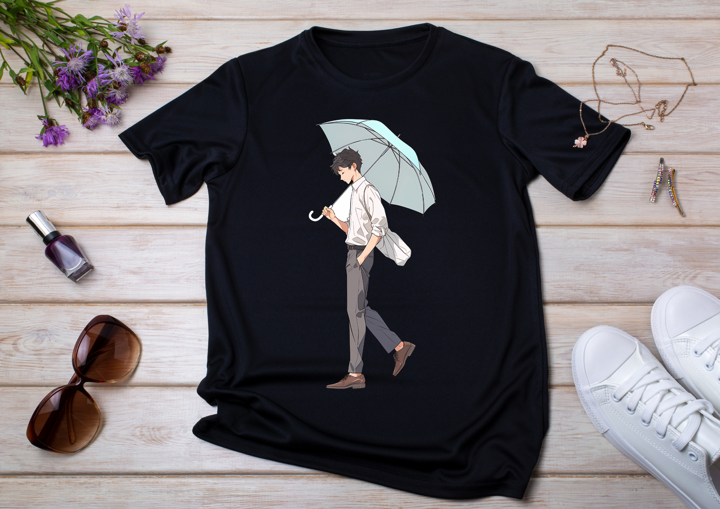 T-shirt Retro Anime Nostalgia – 61 modèles au choix – Noir ou Blanc
