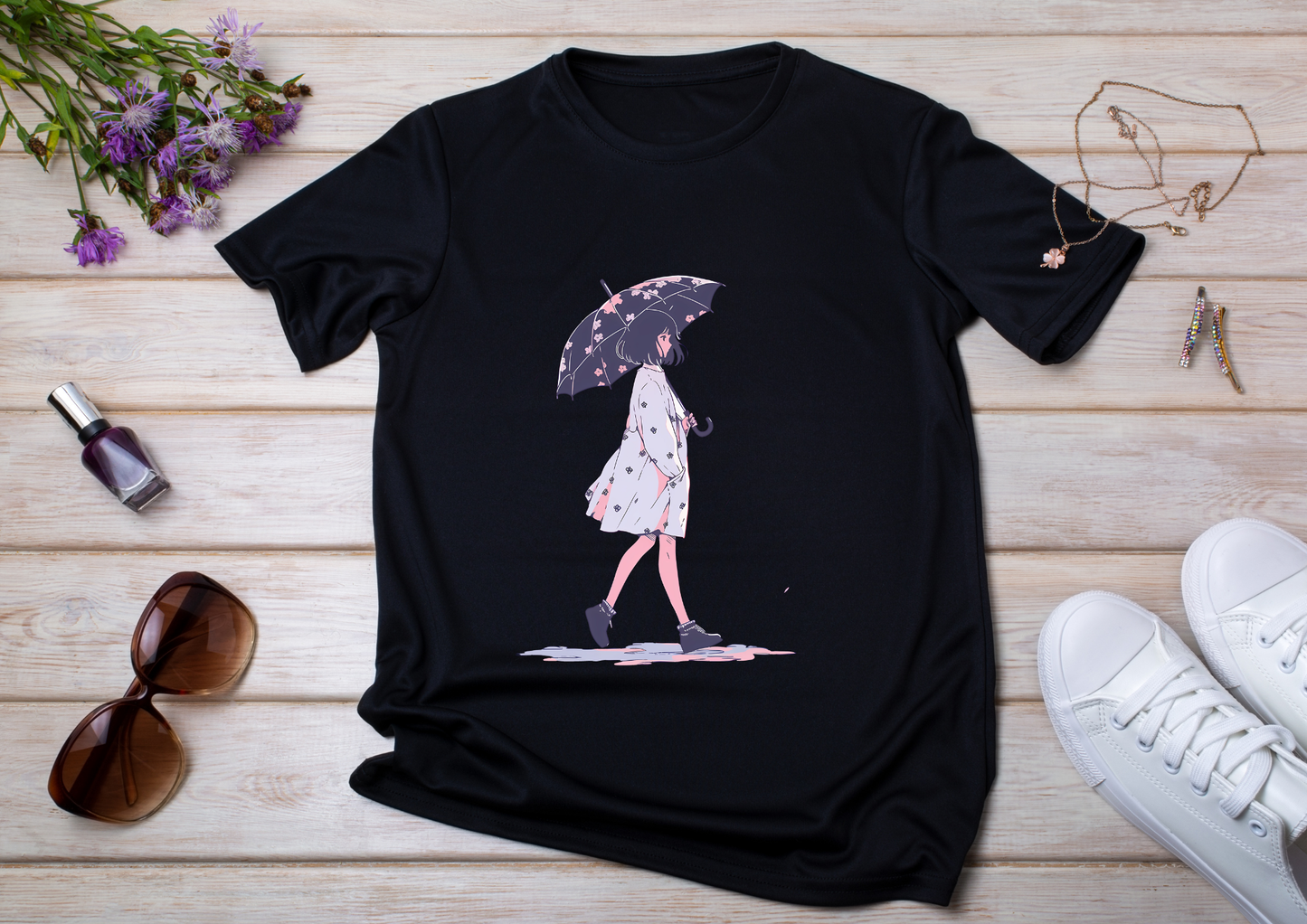 T-shirt Retro Anime Nostalgia – 61 modèles au choix – Noir ou Blanc