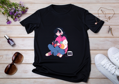 T-shirt Retro Anime Nostalgia – 61 modèles au choix – Noir ou Blanc