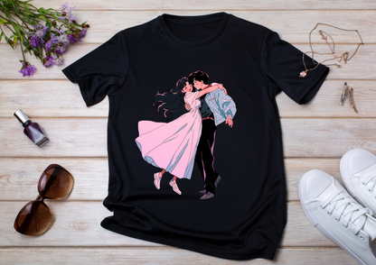 T-shirt Retro Anime Nostalgia – 61 modèles au choix – Noir ou Blanc