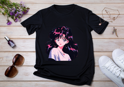 T-shirt Retro Anime Nostalgia – 61 modèles au choix – Noir ou Blanc