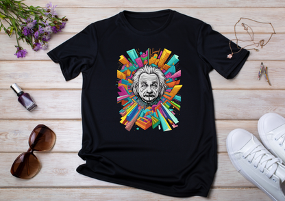 T-shirt Psychedelic Design personnalisé – 100 motifs au choix – Noir ou Blanc