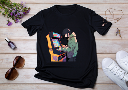 T-shirt Retro Anime Nostalgia – 61 modèles au choix – Noir ou Blanc