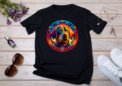 T-shirt Psychedelic Design personnalisé – 100 motifs au choix – Noir ou Blanc