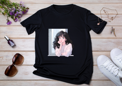 T-shirt Retro Anime Nostalgia – 61 modèles au choix – Noir ou Blanc