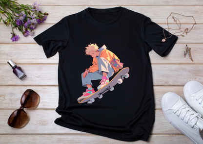 T-shirt Retro Anime Nostalgia – 61 modèles au choix – Noir ou Blanc
