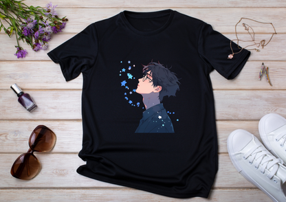 T-shirt Retro Anime Nostalgia – 61 modèles au choix – Noir ou Blanc