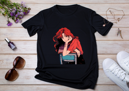 T-shirt Retro Anime Nostalgia – 61 modèles au choix – Noir ou Blanc