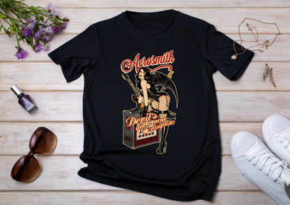 🖤 T-shirt Femme Style Pin-Up Vintage – Collection Rock & Biker
