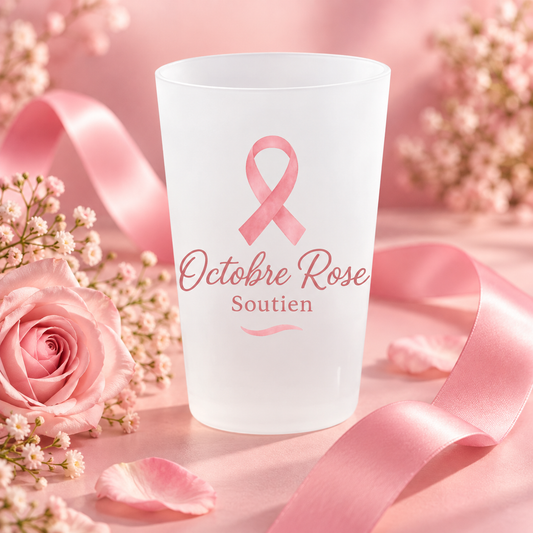 Gobelet Octobre Rose – présentation produit