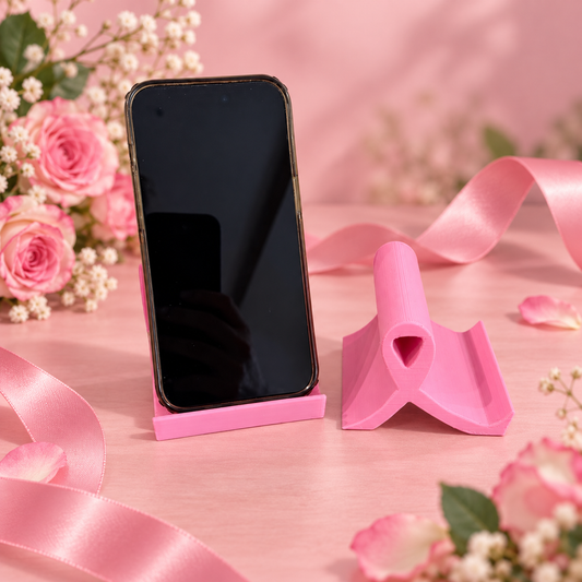 Support téléphone Ruban Rose – présentation produit