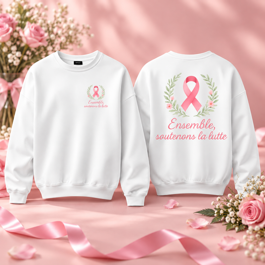 Sweat Octobre Rose – présentation produit