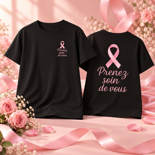 Tee Shirt Octobre Rose – présentation produit