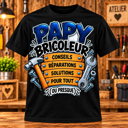 T-shirt Papy bricoleur – Conseils, réparations et solutions