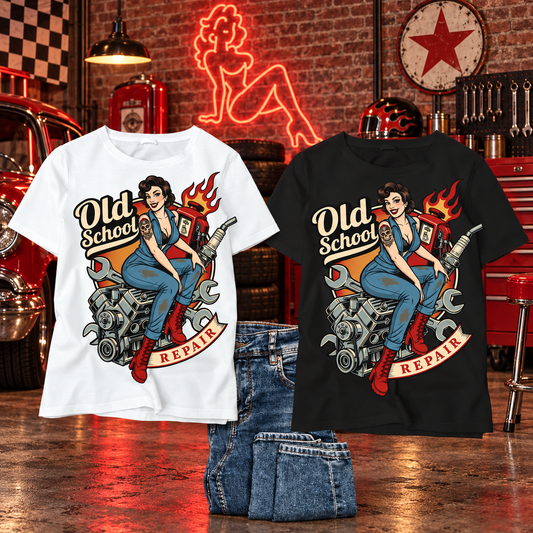 T-shirt femme Pin-Up vintage – présentation