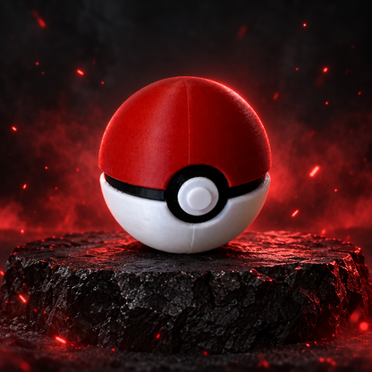 Pokéball classique – édition 3D artisanale
