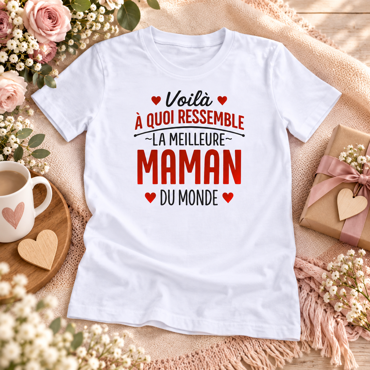 T-shirt meilleure Maman du monde