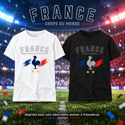 T-shirt France – Coupe du Monde ⚽🇫🇷 – visuel de présentation