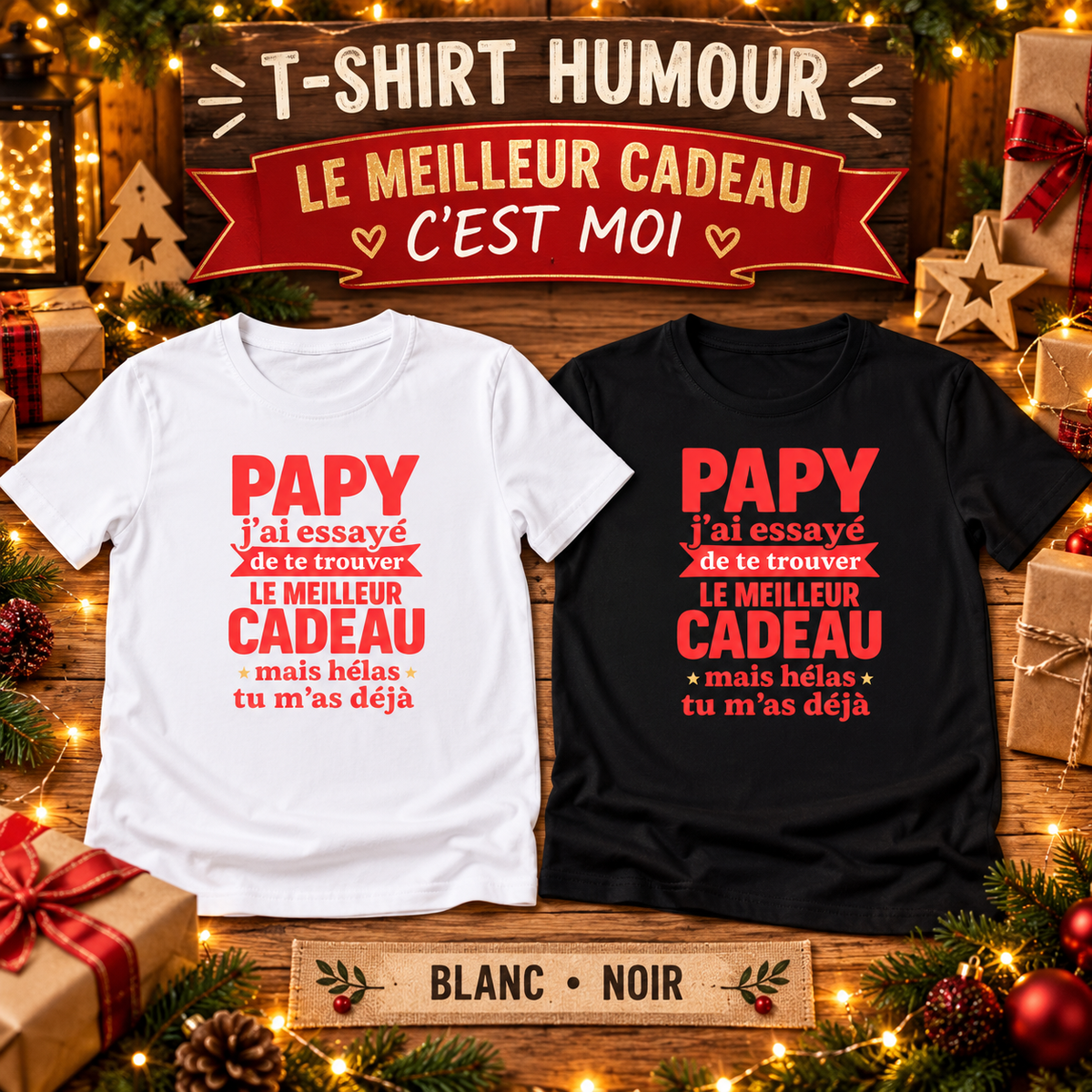 T-shirt humour – Le meilleur cadeau c’est moi