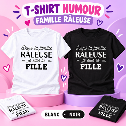 T-shirt humour – Famille râleuse