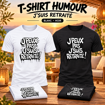 T-shirt humour – Retraité