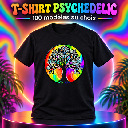 Présentation Tee-shirt Psychedelic – 100 modèles au choix